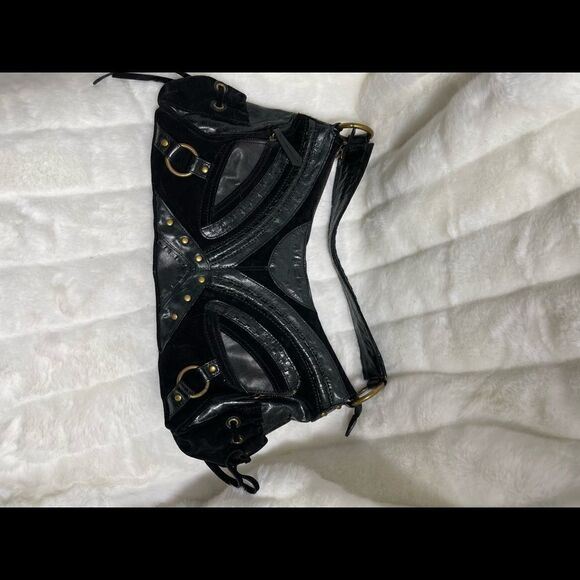 Steven by Steve Madden leather and suede boho shoulder   . - Picture 12 of 16